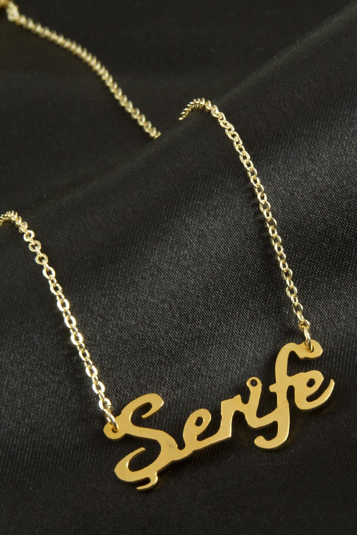 1202205_Serife-isimli-kolye-Kisiye-Ozel-c494.jpg Şerife isimli kolye -Sarı - Görsel 1