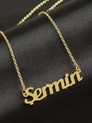 Şermin isimli kolye -Sarı