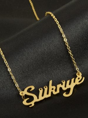 Şükriye isimli kolye -Sarı