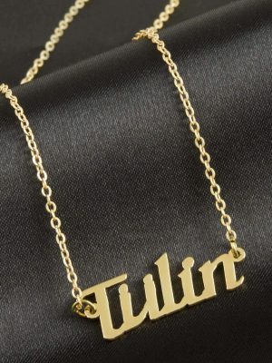 Tülin isimli kolye -Sarı