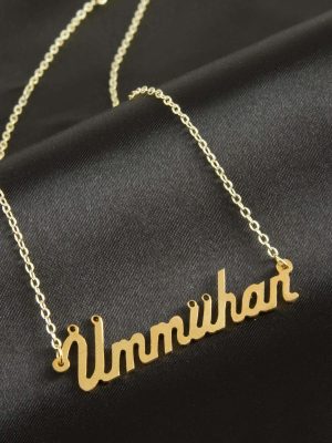 Ümmühan isimli kolye -Sarı