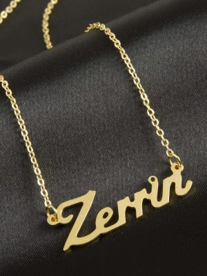 Zerrin isimli kolye -Sarı
