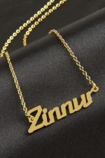 Zinnur isimli kolye -Sarı