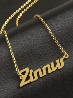 Zinnur isimli kolye -Sarı