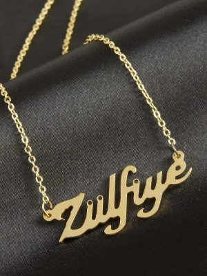 Zülfiye isimli kolye -Sarı
