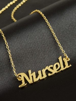 Nurseli isimli kolye -Sarı
