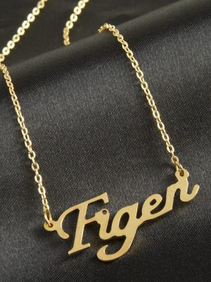 Figen isimli kolye -Sarı