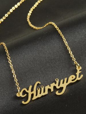 Hürriyet isimli kolye -Sarı