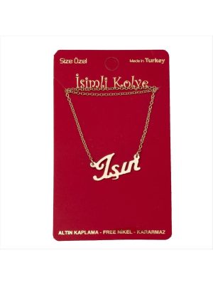 Işın isimli kolye -Sarı