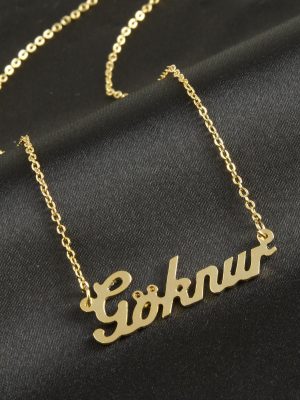 Göknur isimli kolye -Sarı