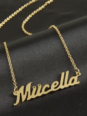 Mücella isimli kolye -Sarı