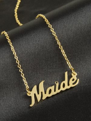 Maide isimli kolye -Sarı