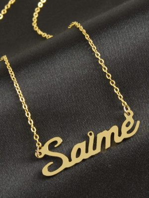 Saime isimli kolye -Sarı
