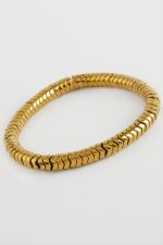 Hematit Doğaltaş Bileklik-Sarı - Görsel 2