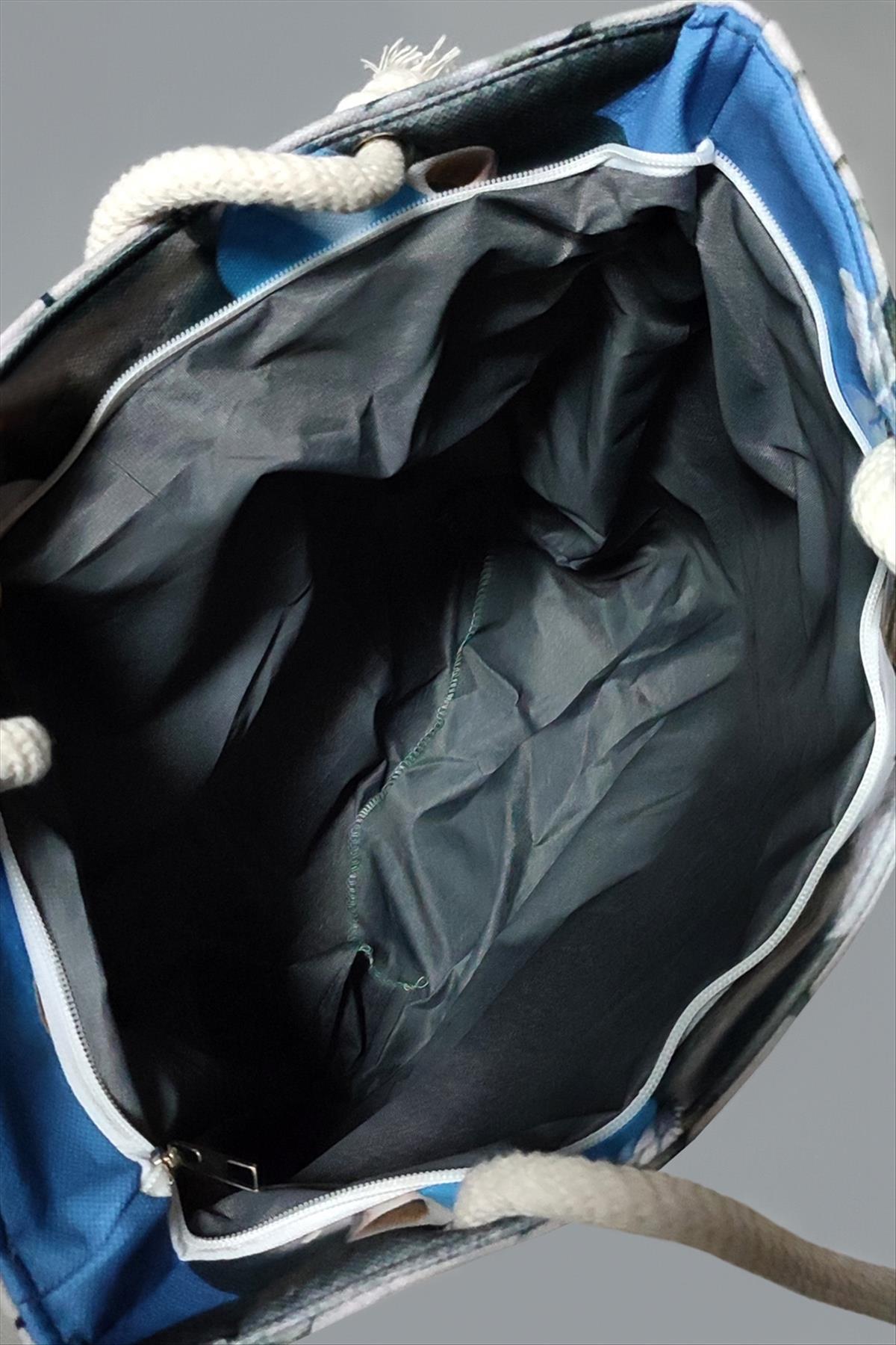 1202282_Leopar-Desenli-Plaj-Cantasi-0eeb.jpg Leopar Desenli Plaj Çantası-Kahverengi - Görsel 2