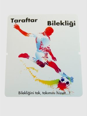 Taraftar Bileklik Kartı-Beyaz