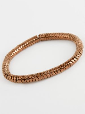 Hematit Doğaltaş Bileklik-Roz