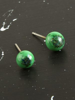 Top Cam Küpe-Renkli