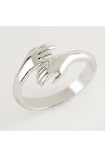 İki El  Yüzük-Gümüş Rengi - Görsel 2