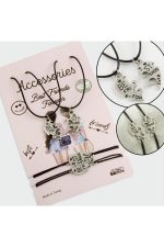 Best Friends Arkadaş Deri Set Kolye-Siyah - Görsel 5