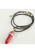 Mercan Point Kolye-Kırmızı - Görsel 2