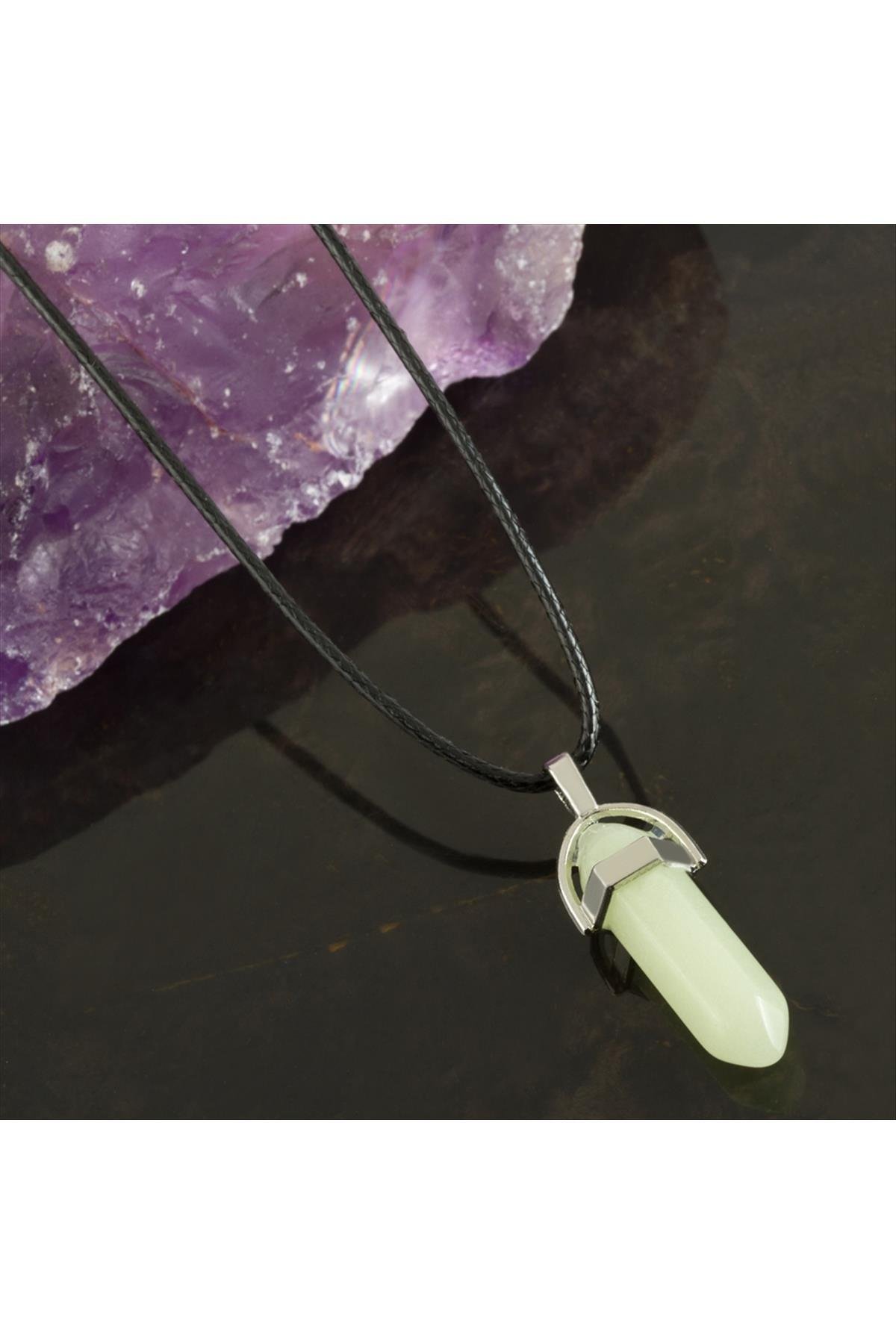 1202344_Yesim-Point-Kolye-3174.jpg Yeşim Point Kolye-Yeşil - Görsel 3