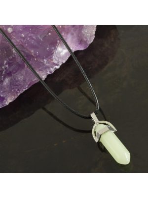 Yeşim Point Kolye-Yeşil