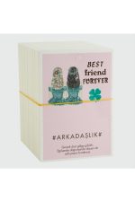 3lü Arkadaşlık Bileklik Kartı-Lila - Görsel 3