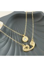 Vav Yeni Sezon İkili Kolye-Sarı - Görsel 3