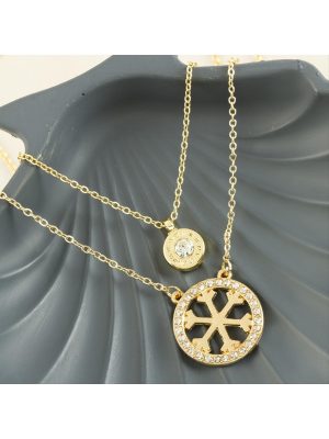 Göz Yeni Sezon İkili Kolye-Sarı