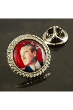 Atatürk Yaka Rozet-Gümüş Rengi