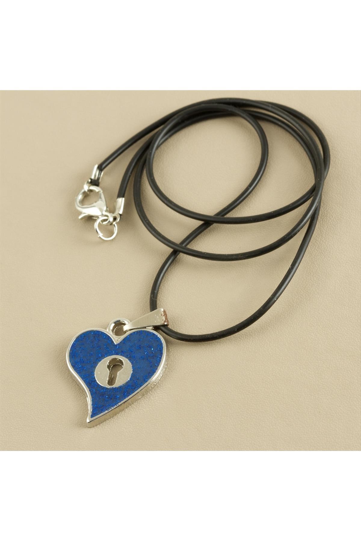 1202371_Kalp-Metal-Vinlex-Deri-Kolye-0b14.jpg Kalp Metal Vinlex Deri Kolye-Renkli - Görsel 3