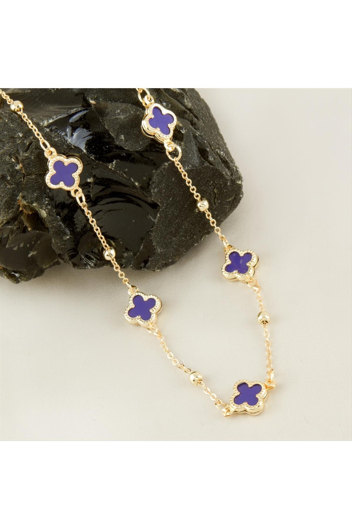 1202396_Cicek-Mineli-Yeni-Sezon-Zincir-Kolye-45-5fba.jpg Çiçek Mineli Yeni Sezon Zincir Kolye 45 cm-Mor - Görsel 1