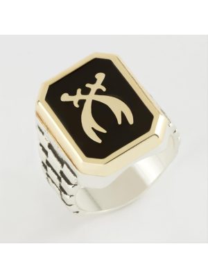 Zülfikar Metal Erkek Yüzük-Sarı