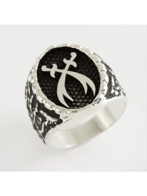 Zülfikar Metal Erkek Yüzük-Gümüş Rengi