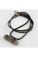 Ayet Kabı Uçlu Kolye-Siyah