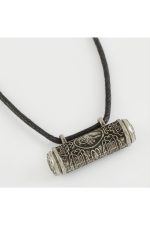 Ayet Kabı Uçlu Kolye-Siyah - Görsel 2