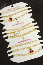 Karışık Trend Zincir Bileklik-Gümüş Rengi - Görsel 5