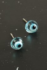 Nazar Cam Küpe-Açık Mavi - Görsel 3