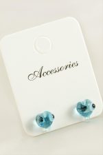 Penguen Cam Küpe-Açık Mavi - Görsel 2