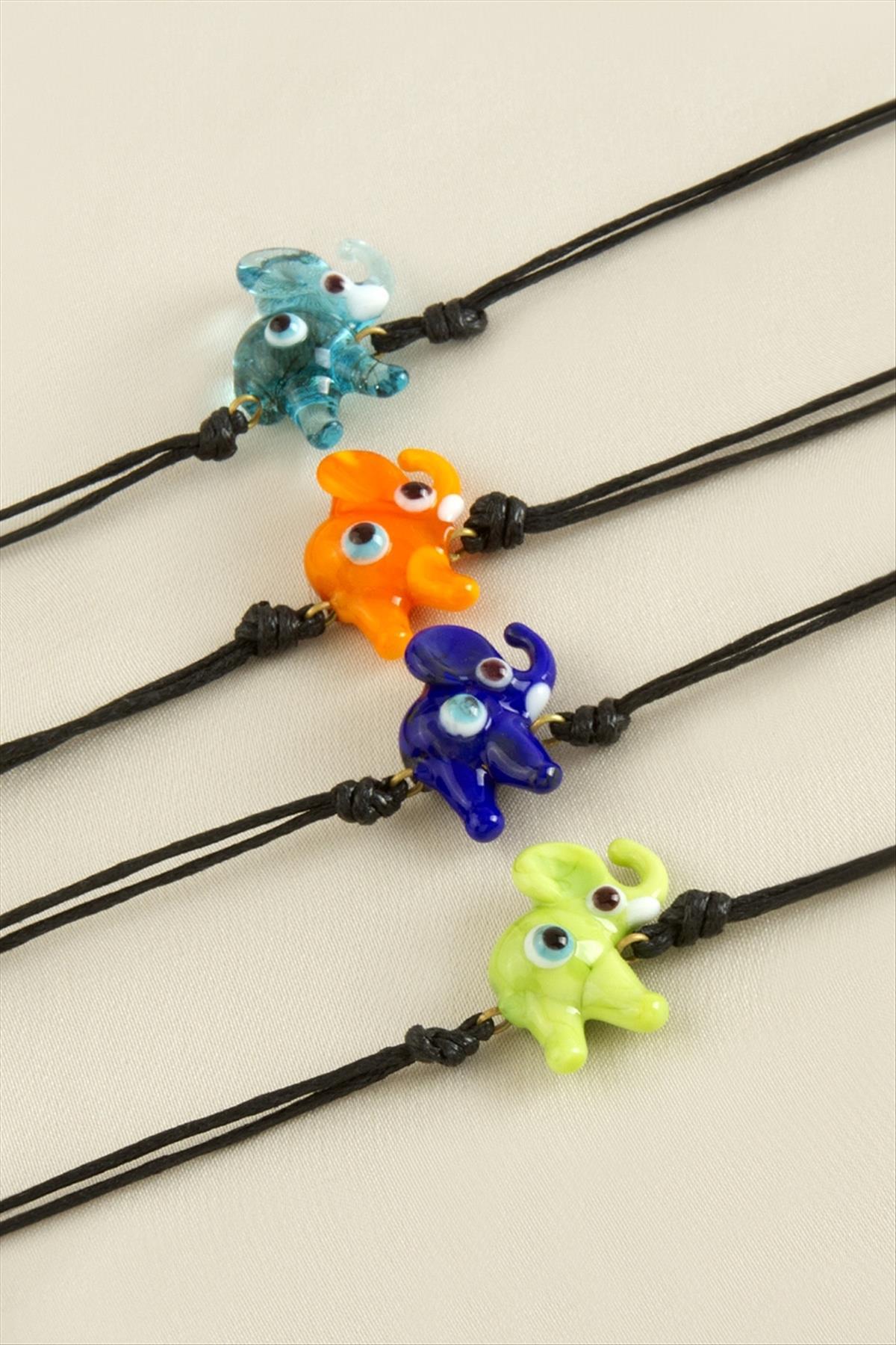 1202546_Fil-Cam-Bileklik-bf15.jpg Fil Cam Bileklik-Renkli - Görsel 1