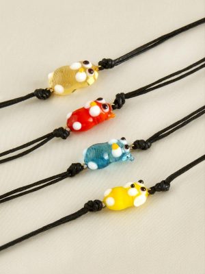 Kedi Cam Bileklik-Renkli