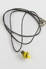 Arı Cam Kolye-Sarı - Görsel 2