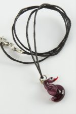 Kuğu Cam Kolye-Renkli - Görsel 2