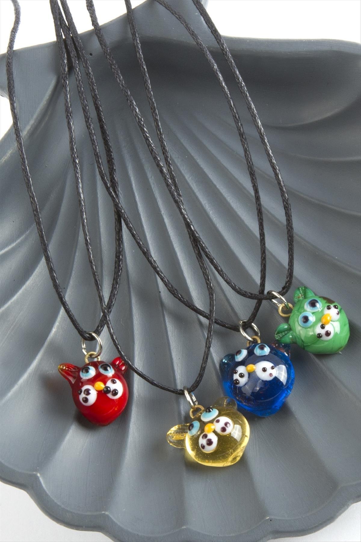 1202563_Kopek-Cam-Kolye-10ba.jpg Köpek Cam Kolye-Renkli - Görsel 1