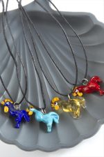 Horoz Cam Kolye-Renkli - Görsel 3