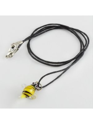 Arı Cam Kolye-Sarı