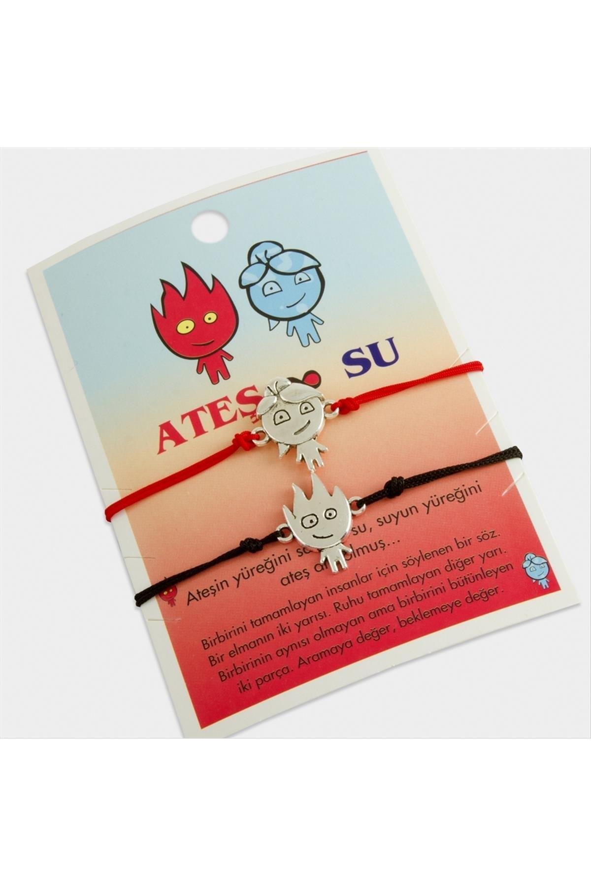 1202583_Ates-ve-Su-2li-Ip-Bileklik-8c86.jpg Ateş ve Su 2li İp Bileklik-Kırmızı - Görsel 1