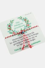 Nazar Boncuklu Marteniçka Bileklik  Toptan marteniçka bileklik-Kırmızı - Görsel 3