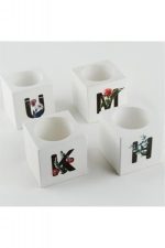 Harf Figürlü Kaktüs Sukulent Saksısı-C - Görsel 2